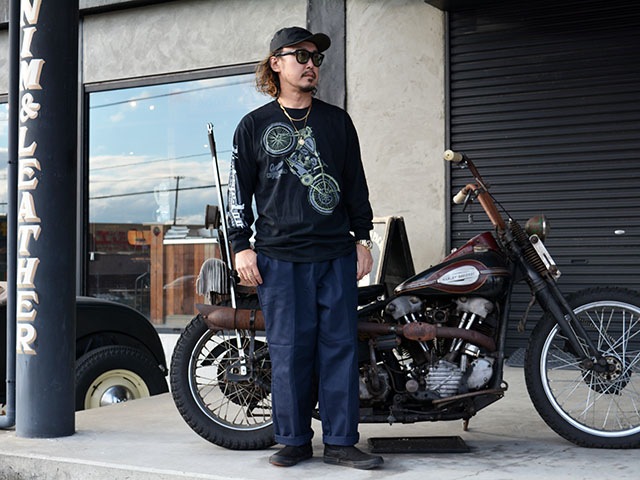 ��THE CUT-RATE/�� ���åȥ쥤�ȡۡ�Printed L/S Tee��JOHN JORDAN��/�ץ��ƥåɥ��󥰥��꡼��Tee�ɥ���󥸥硼����ɡ�