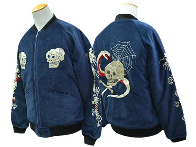 ��2����JELADO��PRODUCT��/�����顼�ɡɥץ������ȡɡ�2025AW��Skull Snake Souvenir Jacket/�����륹�͡��������٥˥����㥱�åȡ�(JP13409)