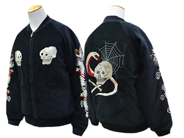 ��2����JELADO��PRODUCT��/�����顼�ɡɥץ������ȡɡ�2025AW��Skull Snake Souvenir Jacket/�����륹�͡��������٥˥����㥱�åȡ�(JP13409)