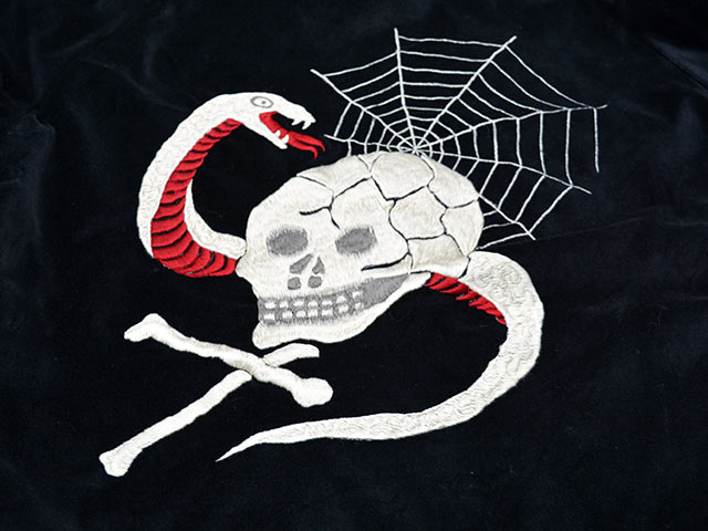 ��2����JELADO��PRODUCT��/�����顼�ɡɥץ������ȡɡ�2025AW��Skull Snake Souvenir Jacket/�����륹�͡��������٥˥����㥱�åȡ�(JP13409)