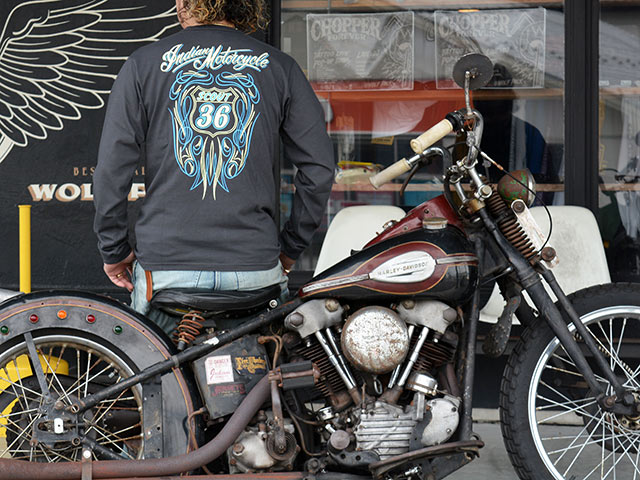 ��3����INDIAN MOTORCYCLE/����ǥ�����⡼�������������2026FW��L/S Tee��INDIAN MOTORCYCLE��/���󥰥��꡼��Tee�ɥ���ǥ�����⡼������������ɡ�(IM69790)