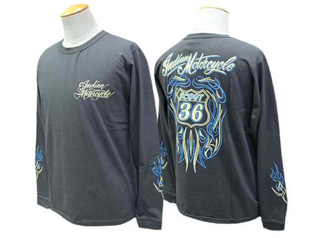 ��3����INDIAN MOTORCYCLE/����ǥ�����⡼�������������2026FW��L/S Tee��INDIAN MOTORCYCLE��/���󥰥��꡼��Tee�ɥ���ǥ�����⡼������������ɡ�(IM69790)