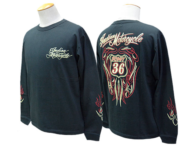 ��3����INDIAN MOTORCYCLE/����ǥ�����⡼�������������2026FW��L/S Tee��INDIAN MOTORCYCLE��/���󥰥��꡼��Tee�ɥ���ǥ�����⡼������������ɡ�(IM69790)
