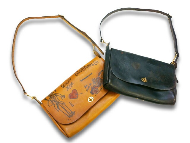 ��2����GLAD HAND/����åɥϥ�ɡۡߡ�vasco/���������ۡ�Leather 3Way Clutch Bag��GLAD POSTALS��/�쥶��3����������å��Хå��ɥ���åɥݥ����륺�ɡ�