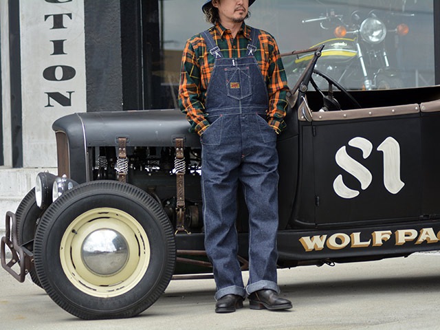 ��MISTER FREEDOM/�ߥ������ե꡼�����2025SS��11oz BLUE DENIM��PLACER��Overalls/11���󥹥֥롼�ǥ˥�ɥץ졼�����ɥ����С������륺 ��(SC42540)