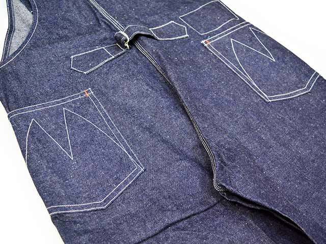 ��MISTER FREEDOM/�ߥ������ե꡼�����2025SS��11oz BLUE DENIM��PLACER��Overalls/11���󥹥֥롼�ǥ˥�ɥץ졼�����ɥ����С������륺 ��(SC42540)