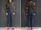 ��MISTER FREEDOM/�ߥ������ե꡼�����2025SS��11oz BLUE DENIM��PLACER��Overalls/11���󥹥֥롼�ǥ˥�ɥץ졼�����ɥ����С������륺 ��(SC42540)