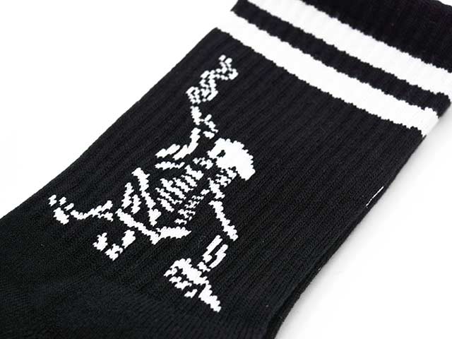 ��2����HWZN BROSS/�ϥ�����֥�����2026SS��Skelton Army Middle Sox/������ȥ󥢡��ߡ��ߥɥ륽�å�����