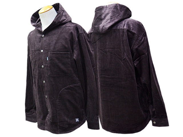 (30% OFF)��3����BLUCO/�֥륳��2025AW��Corduroy Hooded Shirts/�����ǥ�����ա��ǥåɥ���ġ�(155-11-008)