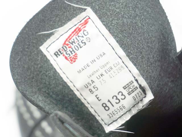 ��RED WING/��åɥ����󥰡ۡ�6 inch Super Sole��Moc Toe��/6����������ѡ�������ɥ�å��ȥ��ɡ�(8133/Black Chrome)