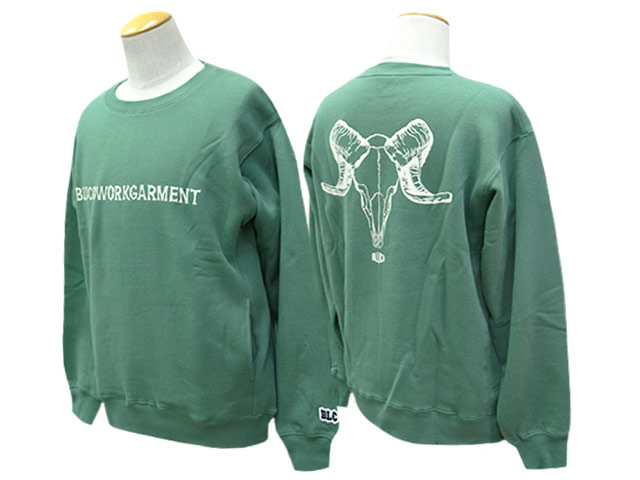 ��3����BLUCO/�֥륳��2026AW��Sweat Shirt��BONES��/�������åȥ���ġɥܡ��󥺡ɡ�(165-13-032)