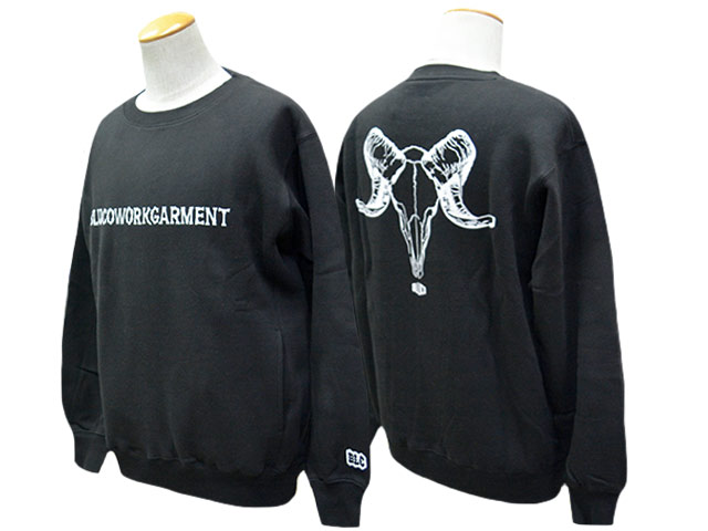 ��3����BLUCO/�֥륳��2026AW��Sweat Shirt��BONES��/�������åȥ���ġɥܡ��󥺡ɡ�(165-13-032)