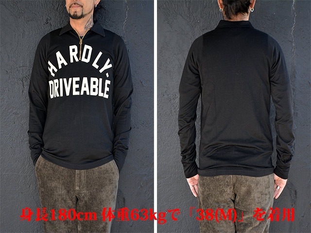 (30% OFF)��HARDLY-DRIVEABLE/�ϡ��ɥ꡼�ɥ饤�Х֥�ۡߡ�WEST RIDE/�������ȥ饤�ɡۡ�Vintage Racing Rayon Half Zip Top/������ơ����졼���󥰥졼���ϡ��ե��åץȥåס�(�ۥ����륺���ѥ��/���ᥫ��/�ۥåȥ��å�/�ϡ��졼/WOLF PACK/����եѥå�)