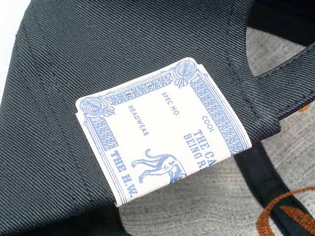 ��3����THE H.W.DOG&CO./�ɥå�����ɥ�����2023AW��2 Tone Leather Cotton Cap/2�ȡ���쥶�����åȥ󥭥�åס�(D-00796)(���ᥫ��/�ϡ��졼/�Х�����/�Х���/�ۥåȥ��å�/˹��/���/�ۥåȥ��å�/WOLFPACK/����եѥå�)