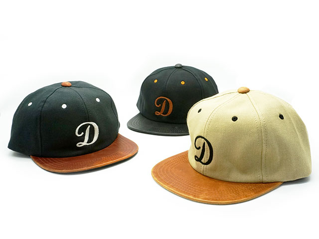 ��3����THE H.W.DOG&CO./�ɥå�����ɥ�����2023AW��2 Tone Leather Cotton Cap/2�ȡ���쥶�����åȥ󥭥�åס�(D-00796)(���ᥫ��/�ϡ��졼/�Х�����/�Х���/�ۥåȥ��å�/˹��/���/�ۥåȥ��å�/WOLFPACK/����եѥå�)