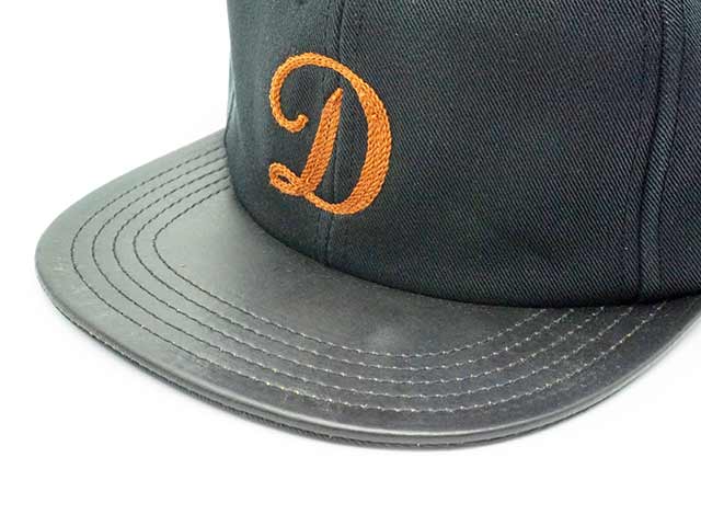 ��3����THE H.W.DOG&CO./�ɥå�����ɥ�����2023AW��2 Tone Leather Cotton Cap/2�ȡ���쥶�����åȥ󥭥�åס�(D-00796)(���ᥫ��/�ϡ��졼/�Х�����/�Х���/�ۥåȥ��å�/˹��/���/�ۥåȥ��å�/WOLFPACK/����եѥå�)