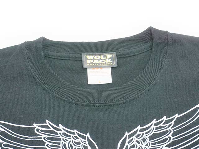 (50% OFF)��2����WOLF PACK original/����եѥå����ꥸ�ʥ�ۡ�Crew Neck L/S Tee��EAGLE��/���롼�ͥå����󥰥��꡼��Tee�ɥ�������ɡ�<br><br>(Wheels Lovers Days/�������륺��С����ǥ���/�ۥ����륺���ѥ��/�ϡ��졼/�ۥåȥ��å�/���ᥫ��)