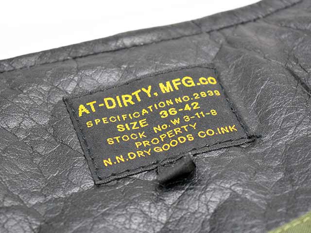 ��AT-DIRTY/���åȥ����ƥ�����2026SS��Jerkin Leather Vest/���㡼����쥶���٥��ȡ�