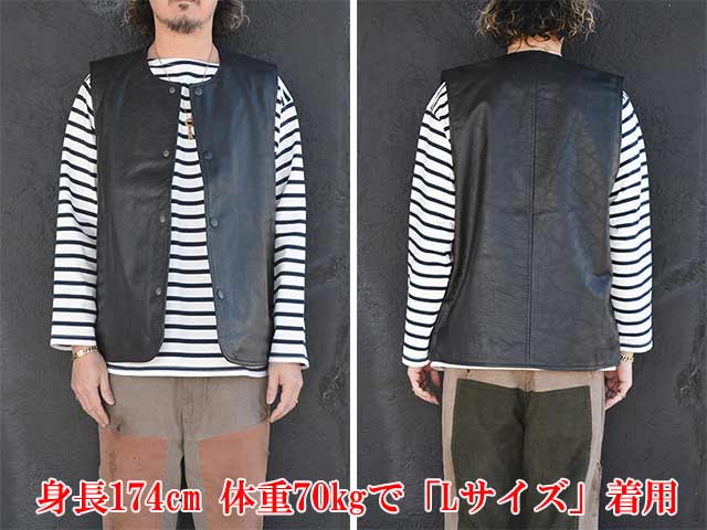 ��AT-DIRTY/���åȥ����ƥ�����2026SS��Jerkin Leather Vest/���㡼����쥶���٥��ȡ�