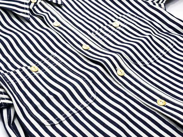 ��MISTER FREEDOM/�ߥ������ե꡼�����2025SS��Workman Shirts��Hickory Stripe��/����ޥ󥷥�ġɥҥå��꡼���ȥ饤�סɡ�(SC29470)