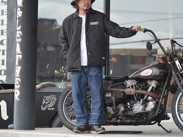 ハウゼンブロス　キルティングジャケット HWZN BROSS/ハウゼンブロス】2025AW「Box Logo Quilting Jacket