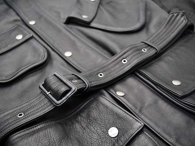 ��MOSSIR by FINE CREEK&CO/�⥷���� �Х� �ե����󥯥꡼������ɥ����ۡ�Waterproof Leather Field Jacket��LEACON��/�����������ץ롼�ե쥶���ե�����ɥ��㥱�åȡɥ꡼����ɡ�(MOJK010)