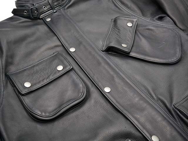 ��MOSSIR by FINE CREEK&CO/�⥷���� �Х� �ե����󥯥꡼������ɥ����ۡ�Waterproof Leather Field Jacket��LEACON��/�����������ץ롼�ե쥶���ե�����ɥ��㥱�åȡɥ꡼����ɡ�(MOJK010)