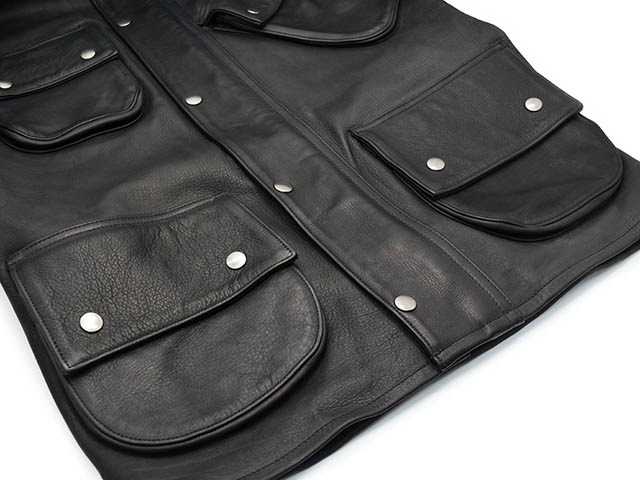 ��MOSSIR by FINE CREEK&CO/�⥷���� �Х� �ե����󥯥꡼������ɥ����ۡ�Waterproof Leather Field Jacket��LEACON��/�����������ץ롼�ե쥶���ե�����ɥ��㥱�åȡɥ꡼����ɡ�(MOJK010)