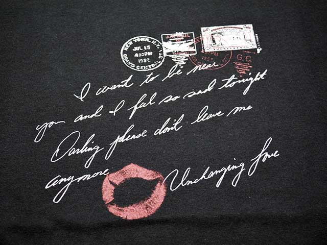 ��2����UNCHANGING LOVE/��������󥸥󥰥�֡�2026SS��Lover's Lips S/S Tee/��С�����åץ����硼�ȥ��꡼��Tee��(26SS-UCL-017)