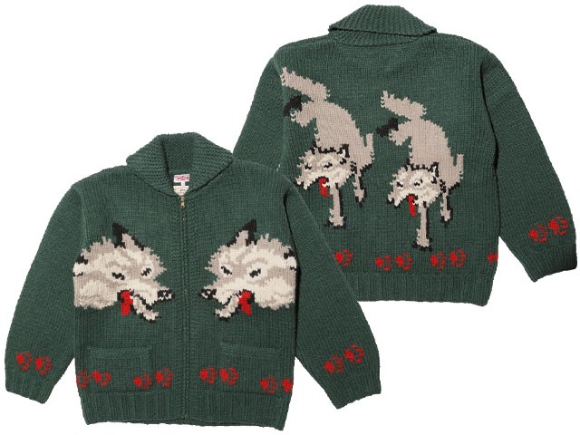 WEIRDO（ウィアード）WOLFESS COWICHAN カウチンセーター 全2色【JELADO/ジェラード】2026AW「Cowichan Style Sweater”WOLF