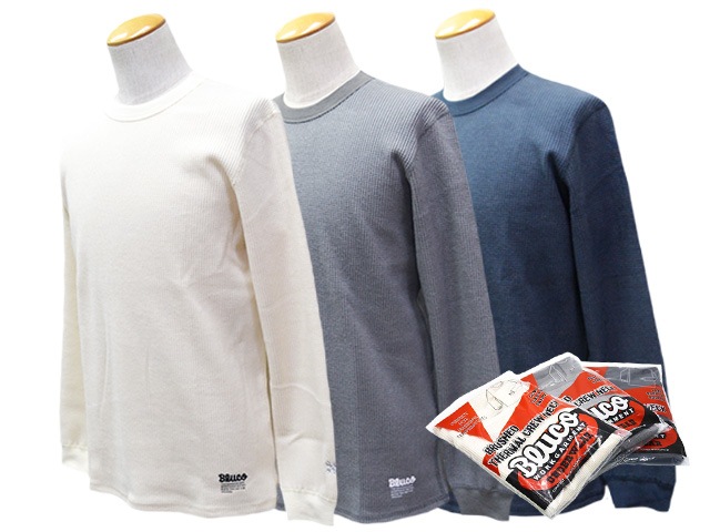 ��3����BLUCO/�֥륳��2026AW��Crew Neck Brushed Thermal/���롼�ͥå��֥�å���ɥ����ޥ��(165-12-036)