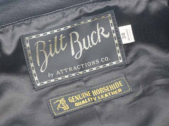 ��BILTBUCK by ATTRACTIONS/�ӥ�ȥХå��Х����ȥ饯����󥺡ۡ�Horsehide TT Riders Jacket��Lot.575��/�ۡ����ϥ���TT�饤���������㥱�åȡ�Lot.575�ɡ�