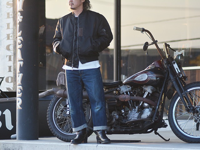 ��BUZZ RICKSON'S/�Х��ꥯ���󥺡ۡ�Type BLACK MA-1��ALBERT TURNER&CO.,INC. MODEL��/�����ץ֥�å�MA-1�ɥ���С��ȥ����ʡ���ǥ�ɡ�(BR15414)