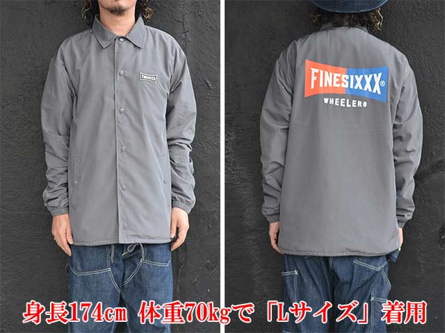 3FINESIXXX/ե󥷥å2025SSStandard Logo Zip Coach Jacket/ɥåץ㥱åȡ(FS-2025SS-010)