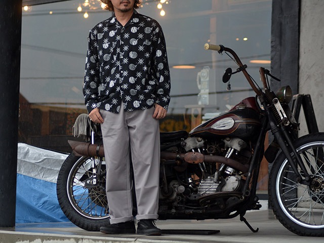 ��HWZN BROSS/�ϥ�����֥�����2025AW��Cross Code L/S Shirts/�����������ɥ��󥰥��꡼�֥���ġ�