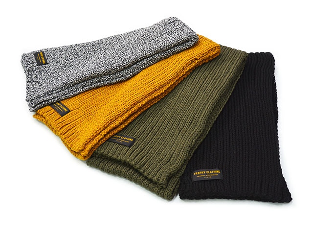 ��4����TROPHY CLOTHING/�ȥ��ե������������󥰡�2025AW��Low Gauge Knit Muffler/�����������˥åȥޥե顼��(TR25AW-801)