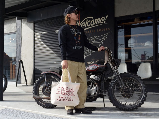 ��HWZN BROSS/�ϥ�����֥����ۡ�Canvas Big Tote Bag/�����Х��ӥå��ȡ��ȥХå���