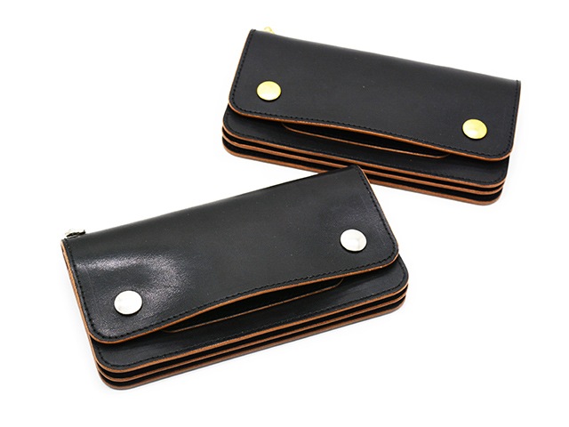 ��TISS CUSTOM LEATHERS/�ƥ�����������쥶�����ۡ�Teacore Old School Trucker Wallet��Pocket&Drop Handle Custom��/��ĥ�����ɥ�������ȥ�å���������åȡɥݥ��å�&�ɥ��åץϥ�ɥ륫������ɡ�(Narrow Stitch)