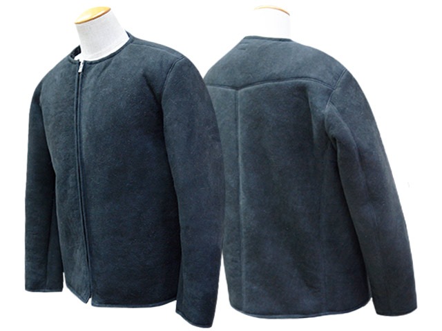 ��2����CWORKS by FINE CREEK&CO/��������� �Х� �ե����󥯥꡼������ɥ����ۡ�Collarless Mouton Jacket��Bouton��/���顼�쥹�ࡼ�ȥ󥸥㥱�åȡɥС��ȥ�ɡ�(CWJK021)