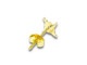 ��FIRST ARROW's/�ե������ȥ��������ۡ�K18 Openwork Mark Metal Pierce/K18Ʃ�����ޡ����᥿��ԥ�����(O-166)