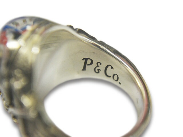 Peanuts&Co/ピーナッツカンパニー】「Skull Poison Ring”Zirconia