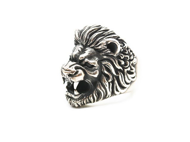 MAD CULT/マッドカルト】「Lion Head Ring/ライオンヘッドリング」(R