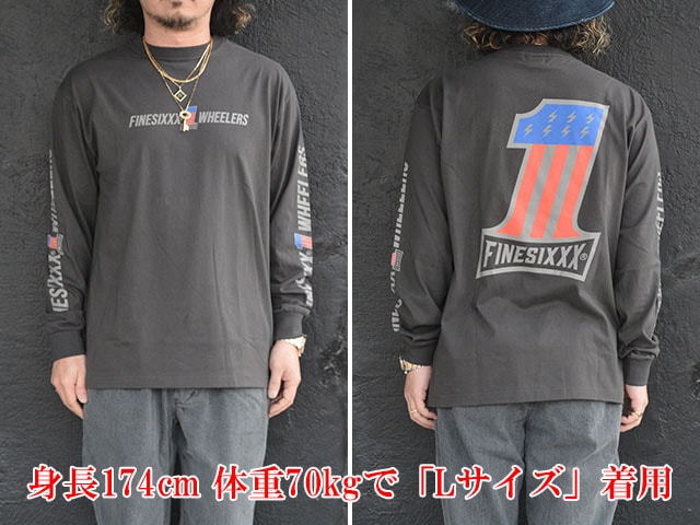 (30% OFF)��3����FINESIXXX/�ե����󥷥å�����2025SS��No.1 Graphic L/S Tee/No.1����ե��å����󥰥��꡼��Tee��(FS-2025SS-005)