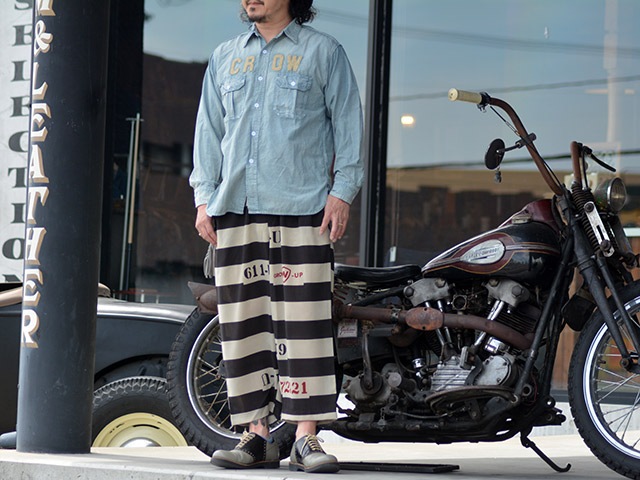 OLD CROW/ɥ2025SSCROW L/S Work Shirts/󥰥꡼֥ġ(OC5108)