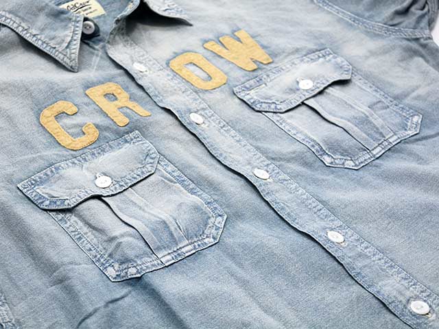 OLD CROW/ɥ2025SSCROW L/S Work Shirts/󥰥꡼֥ġ(OC5108)