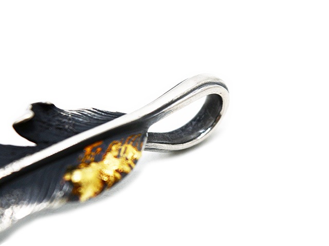 ��MAD CULT/�ޥåɥ���ȡۡ�MC Feather Pendant Top��Gold Melting&Rusty��/MC�ե������ڥ����ȥȥåסɥ�����ɥ��ƥ���&�饹�ƥ����ɡ�(PT-81-GM&Rus)