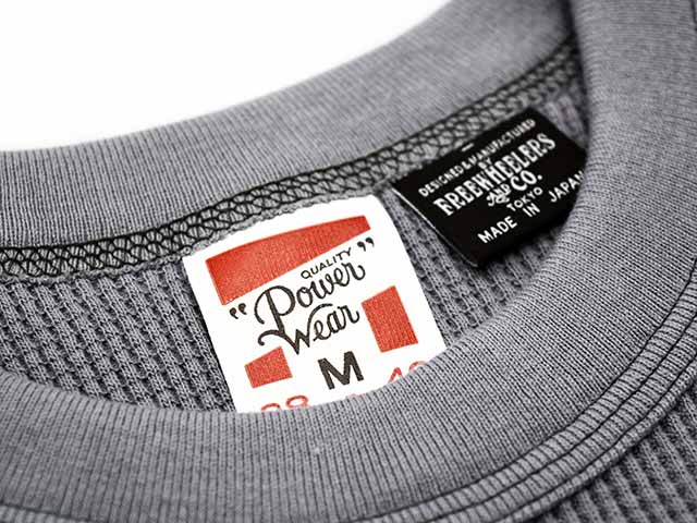 ��FREE WHEELERS/�ե꡼�ۥ����顼����2025FW��Crew Necked Thermal L/S Shirt��KNUCKLE BONES on AAF 90thBG 400thBSQ��/���롼�ͥå��åɥ����ޥ���󥰥��꡼�֥���ġ�(2535008)