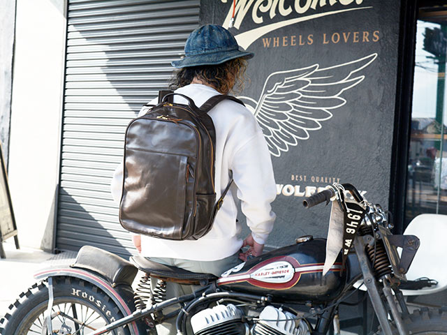 ��INCEPTION/���󥻥ץ����ۡ�Horse Hide Backpack/�ۡ����ϥ��ɥХå��ѥå���(IPHSB-12)