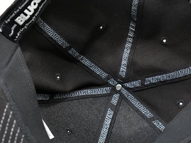 ��4����BLUCO/�֥륳��2026SS��6 Panel Canvas Cap��OVAL��/6�ѥͥ륭���Х�����åסɥ����Х�ɡ�(161-61-045)
