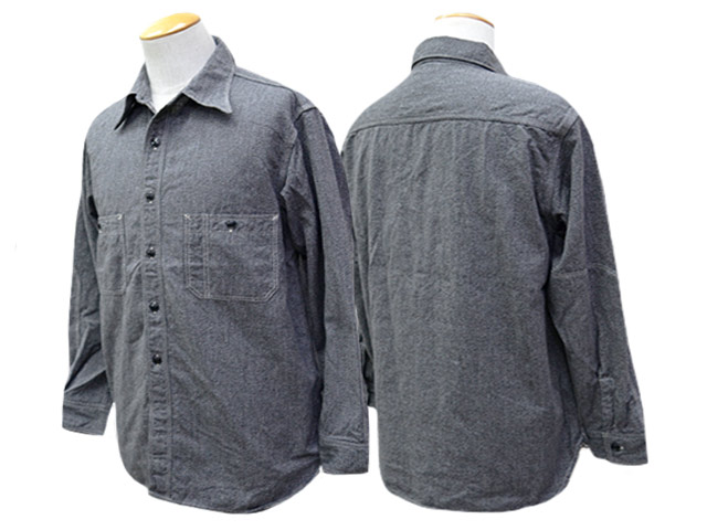 ��FULLCOUNT/�ե륫����ȡ�2026SS��Triple Stitch Covert Chambray Shirt/�ȥ�ץ륹�ƥå����С��ȥ����֥졼����ġ�(4090C)